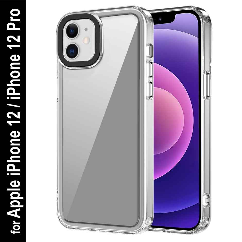 Zapcase Back Cover For Apple Iphone 12 (Space-Clear)