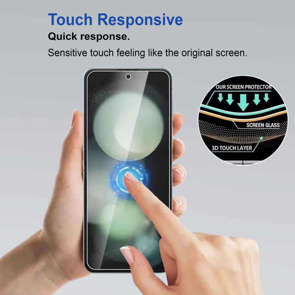 Zapcase Edge To Edge Tempered Glass for iQOO Neo 7 Pro | Clear