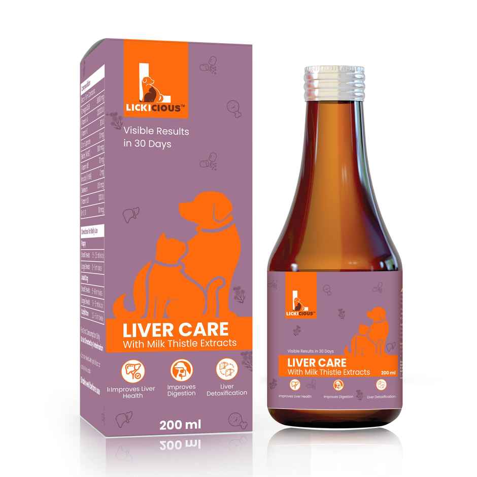 LICKICIOUS Liver Care Cat & Dog Supplement Syrup