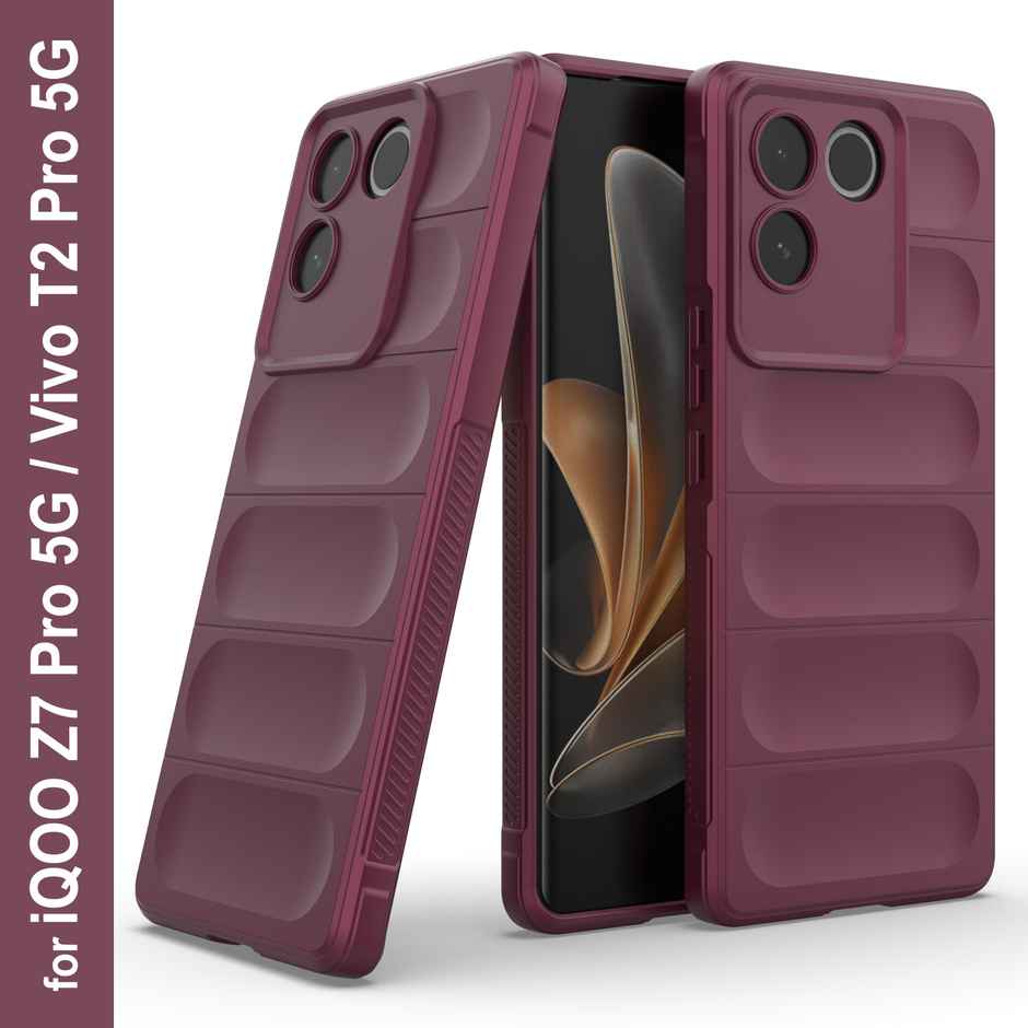 Zapcase Back Cover for iQOO Z7 Pro 5G | Magic-Plum