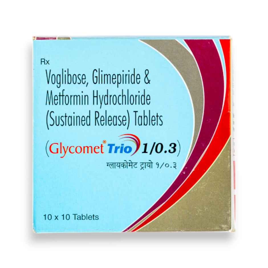 Glycomet Trio 1/0.3 Tablet SR