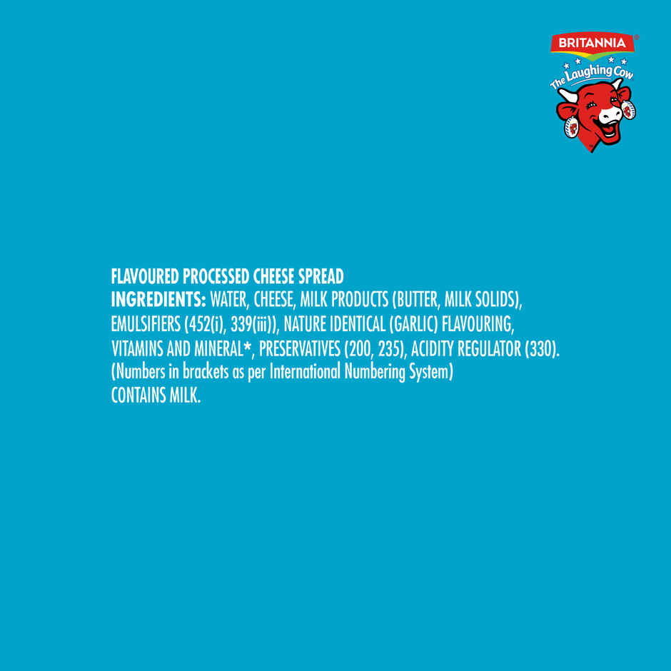 Britannia The Laughing Cow Cheese- Roasted Garlic Spread Tub