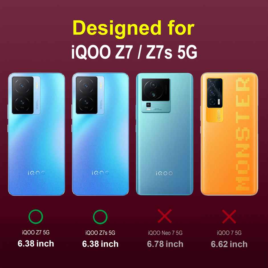 Zapcase Back Cover for iQOO Z7 5G | iQOO Z7s 5G | Magic-Plum