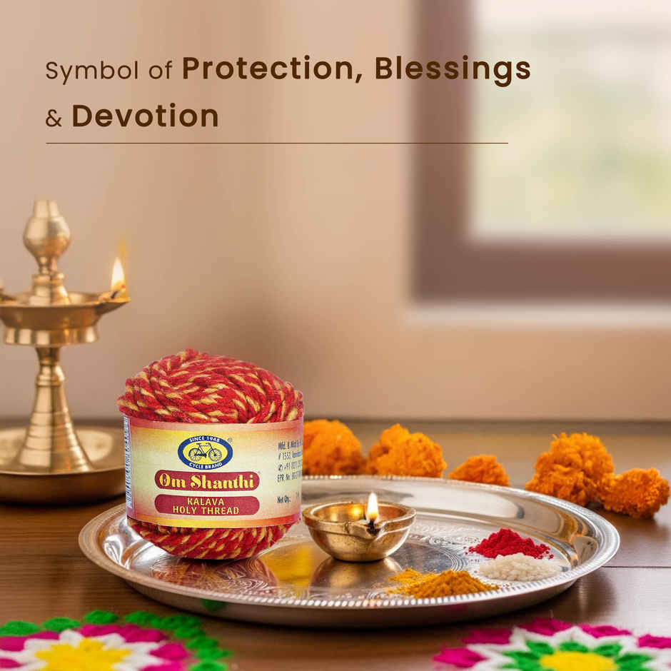 Om Shanthi Cotton Kalawa - Mauli | Holy Thread | Cycle
