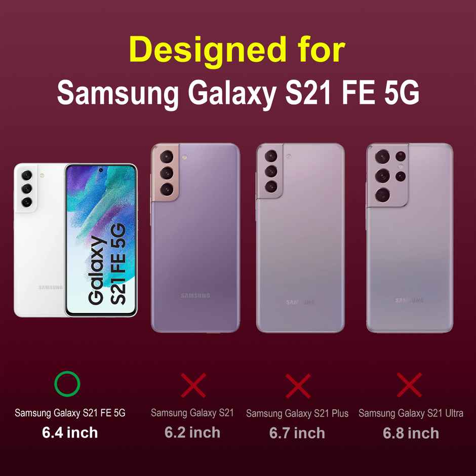 Zapcase Back Cover for Samsung Galaxy S21 FE 5G | Magic-Plum