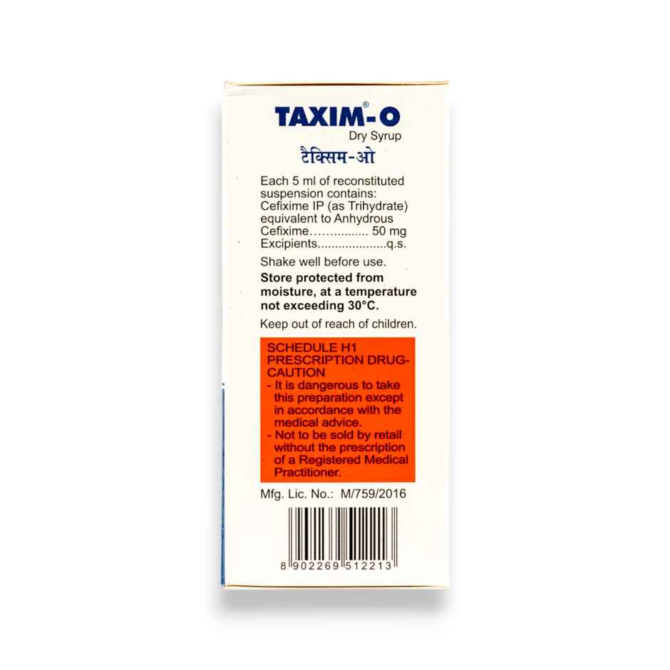 Taxim-O Juicy Orange and Lemon Flavour Dry Syrup