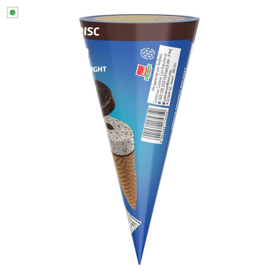 Amul Cookie Crunch Delight Ice Cream Cone Combo
