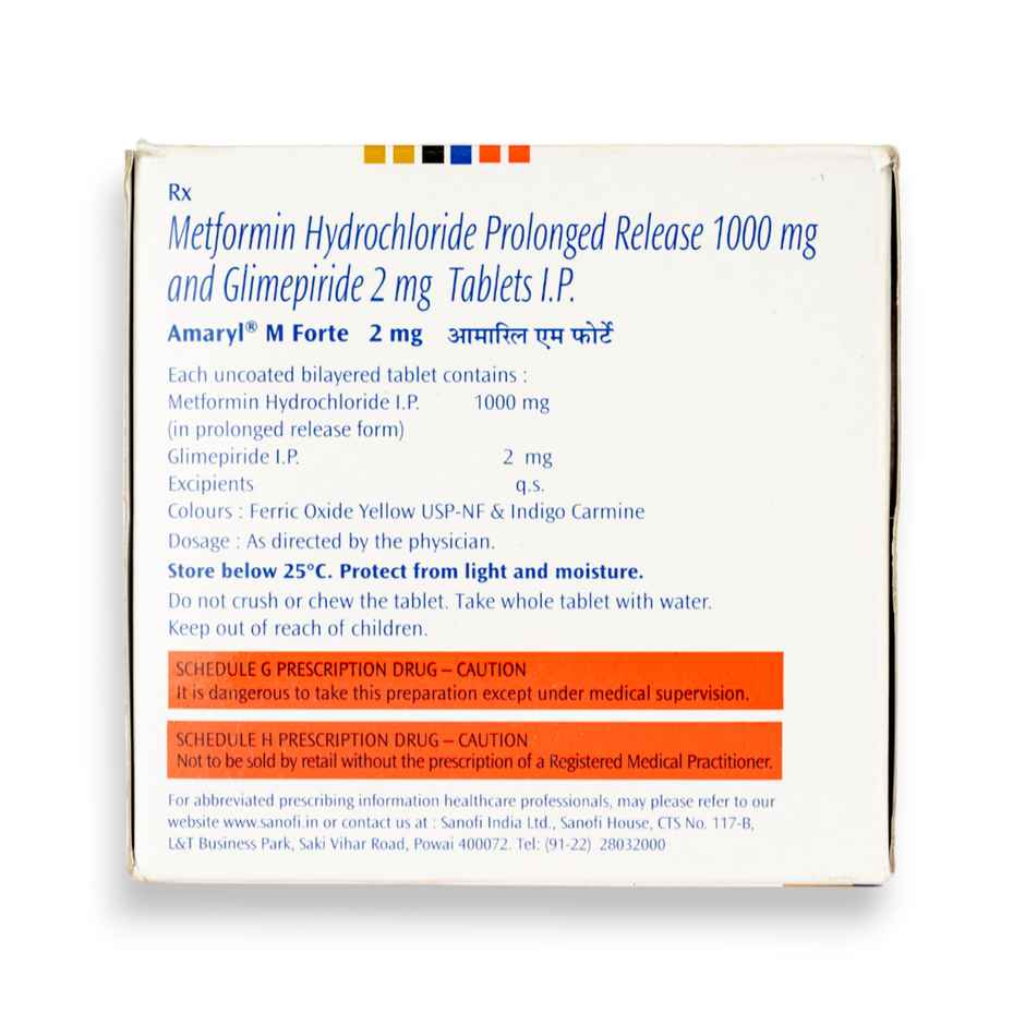 Amaryl-M Forte 2Mg Tablet PR