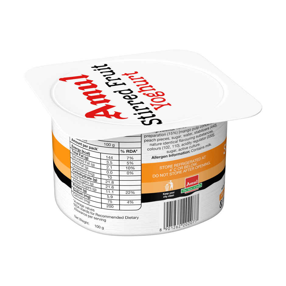 Amul Stirred Yoghurt Fruit | Mango