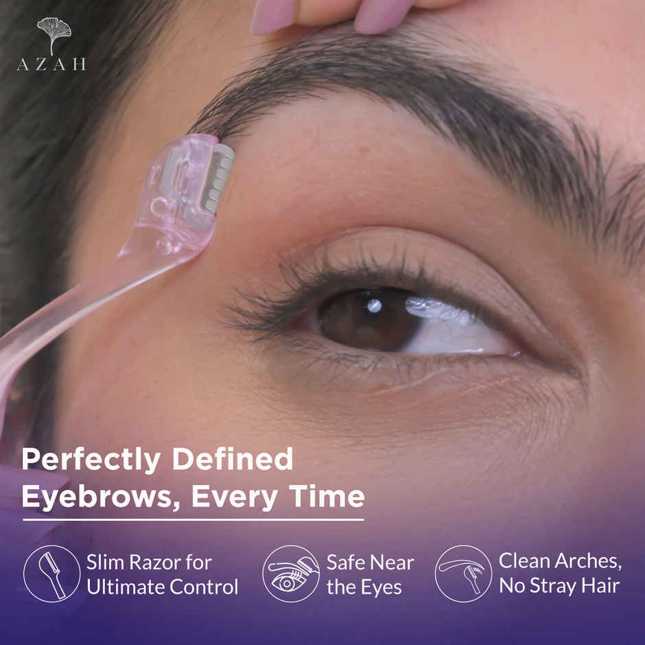 Azah Face & Eyebrow Razor Combo Pack