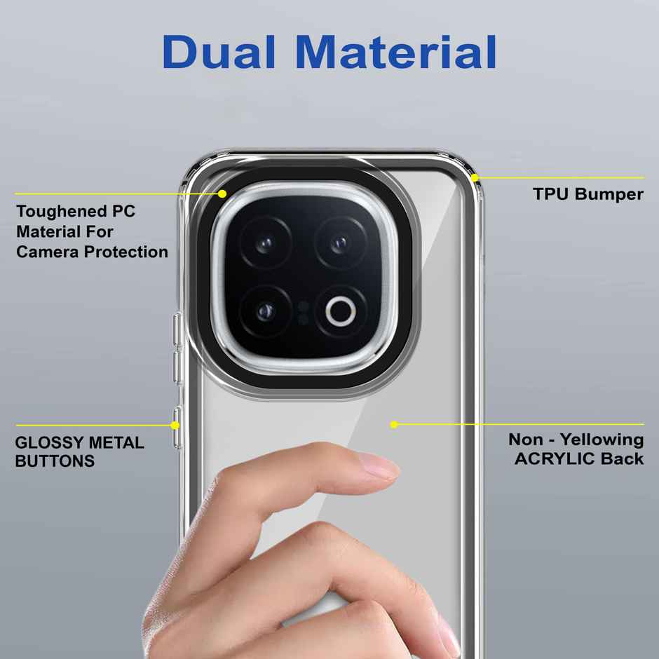 Zapcase Back Cover for iQOO 13 5G | Space-Black