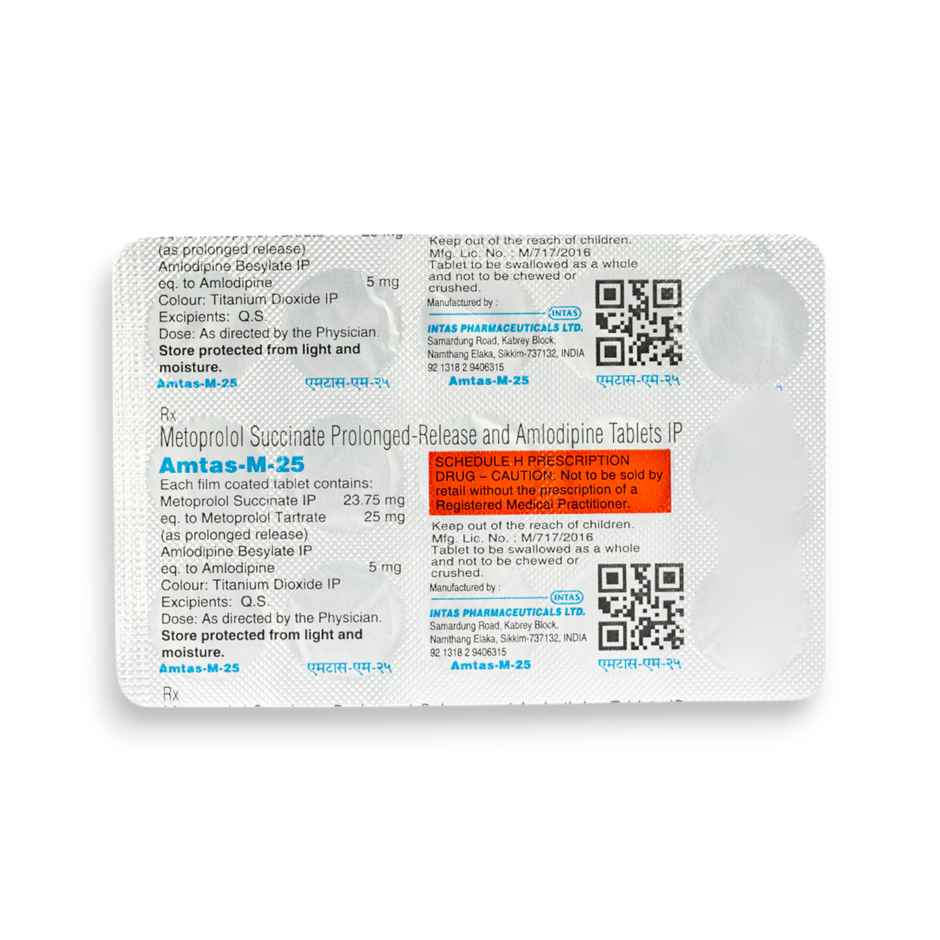 Amtas-M-25 Tablet PR