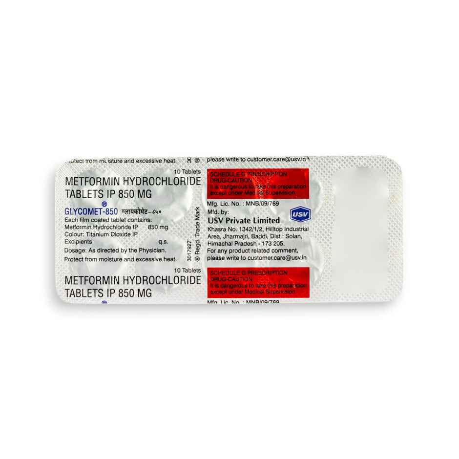 Glycomet-850 Tablet