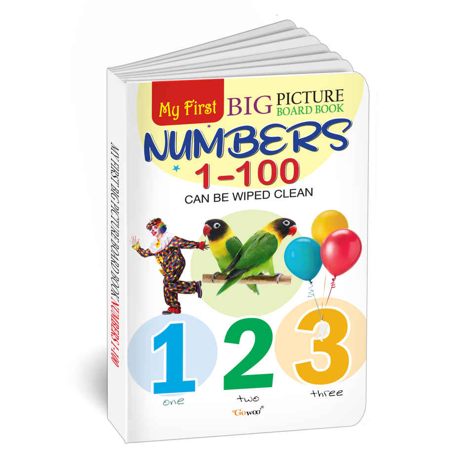 My First Big Picture Board Book Numbers 1-100 | Learning Board Book | Early Learning Picture Book