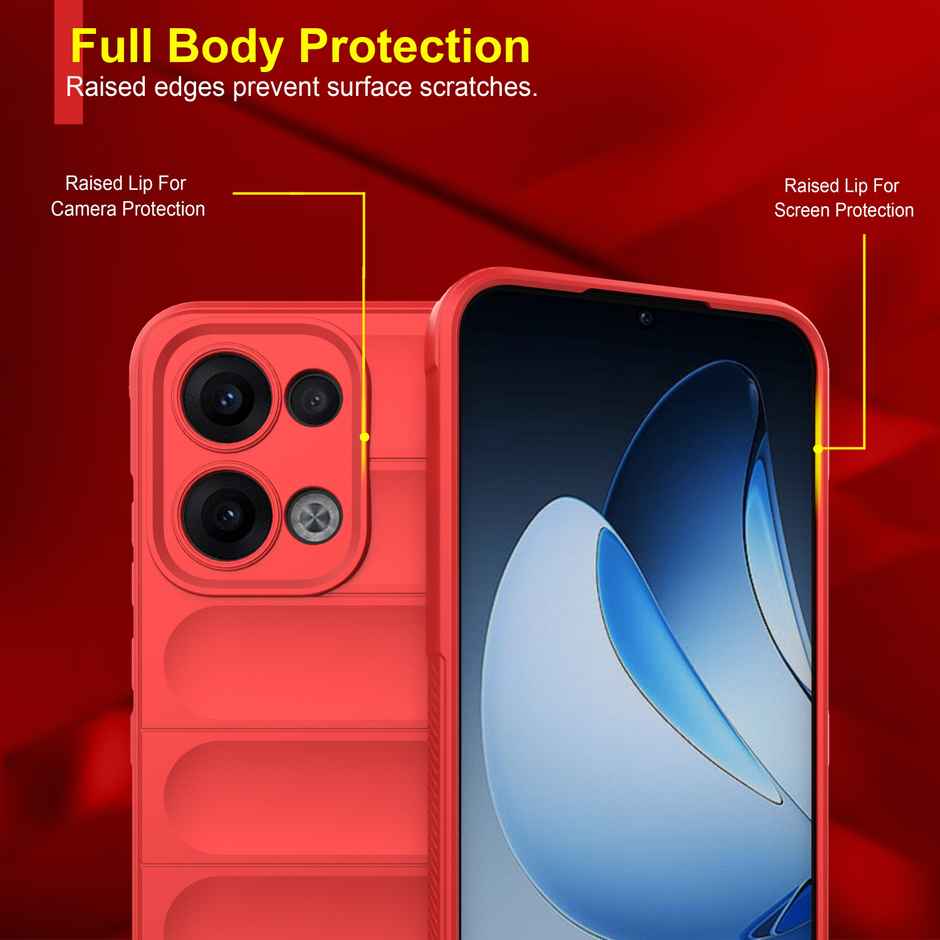 Zapcase Back Cover for OPPO Reno 13 5G | Magic-Red