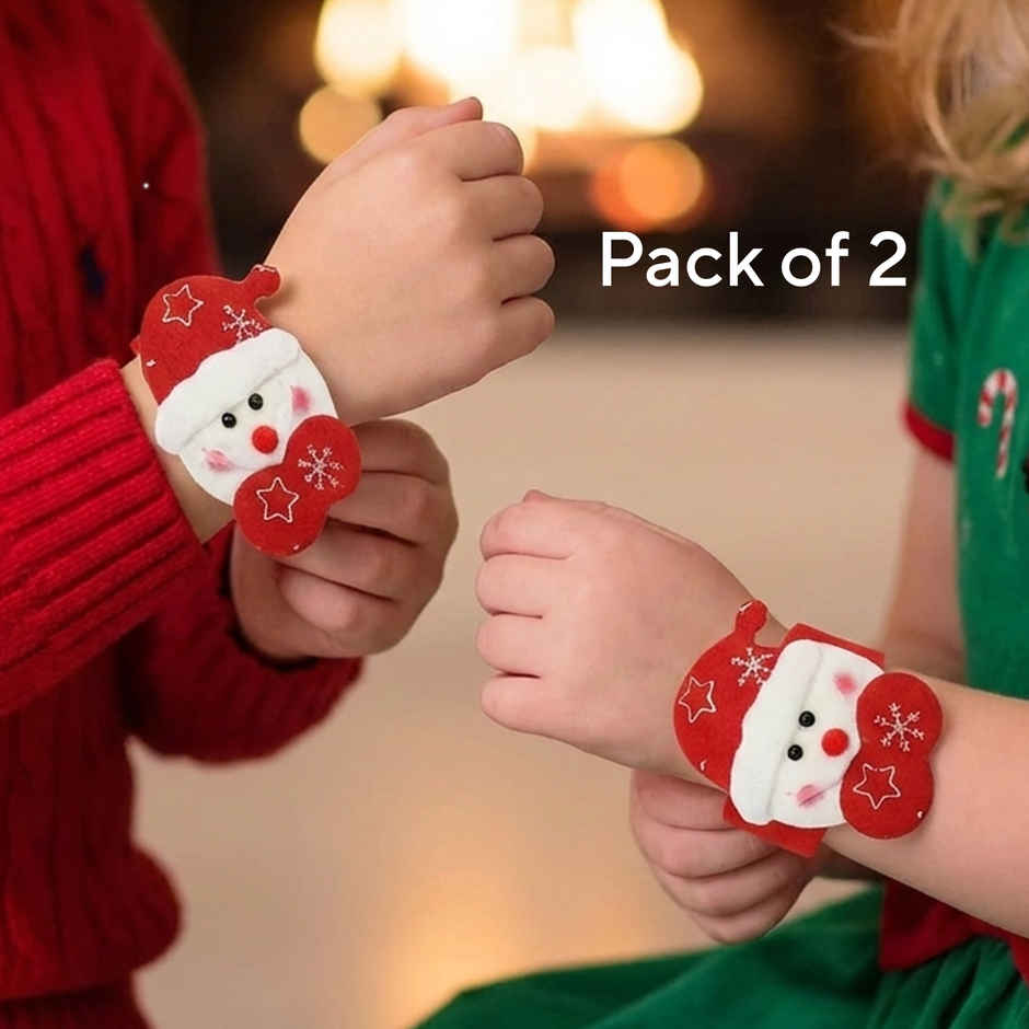Santa Claus Wrist Band for Kids | Fun Accessory | Party Propz