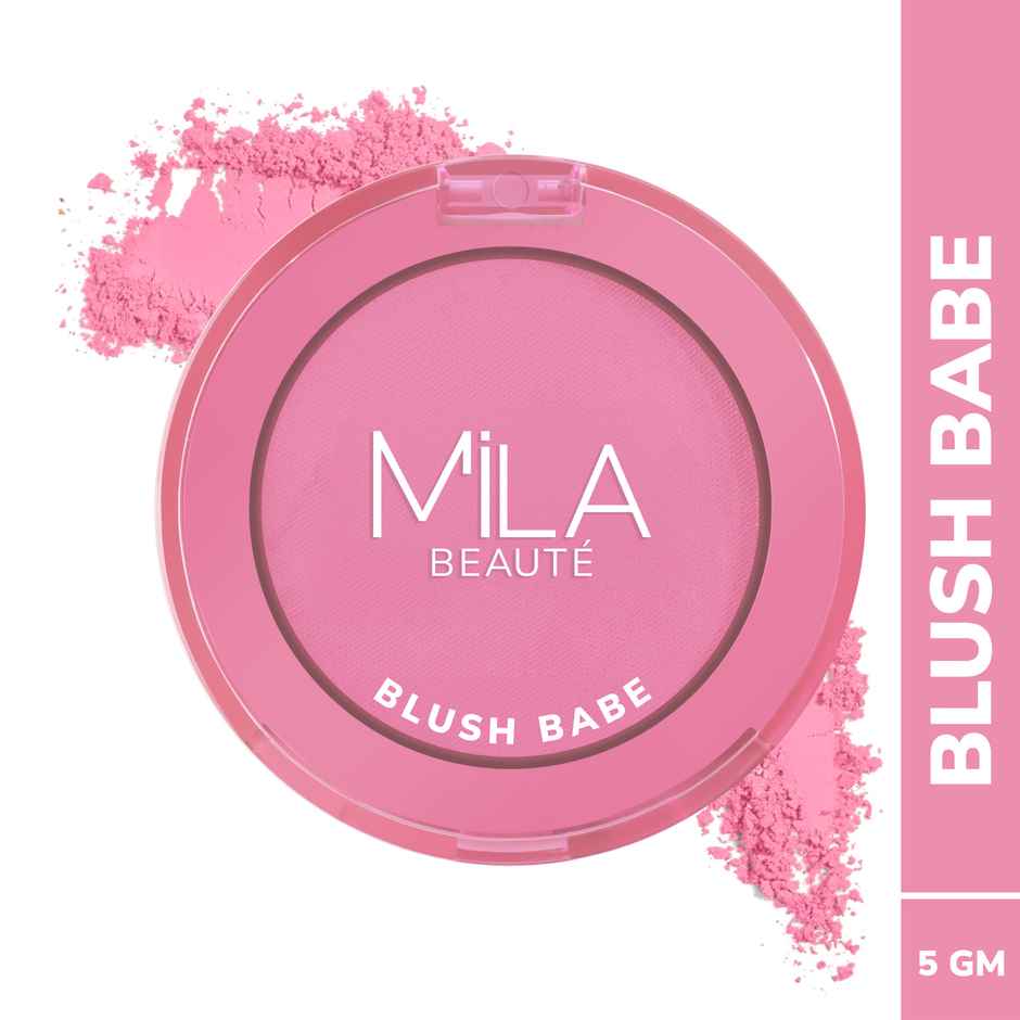 Mila Beaut� Blush Babe Powder Blush - 01 Candy Pink