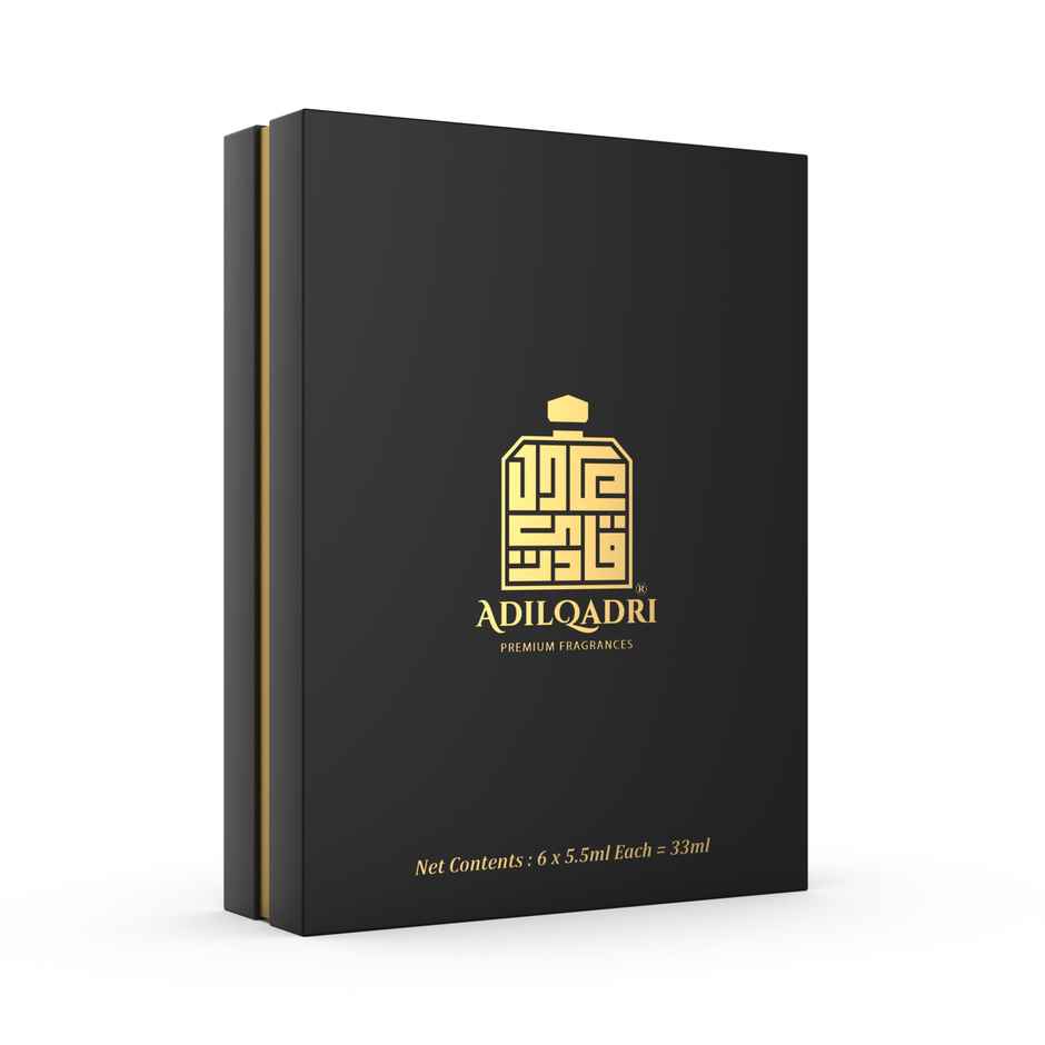 Adilqadri Assorted Luxury Attar Combo Non Alcoholic Long Lasting Roll On Attar Perfume