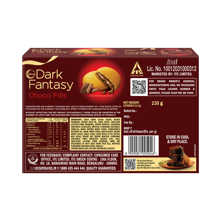 Original Choco Fills by Sunfeast Dark Fantasy Combo | Perfect Snack