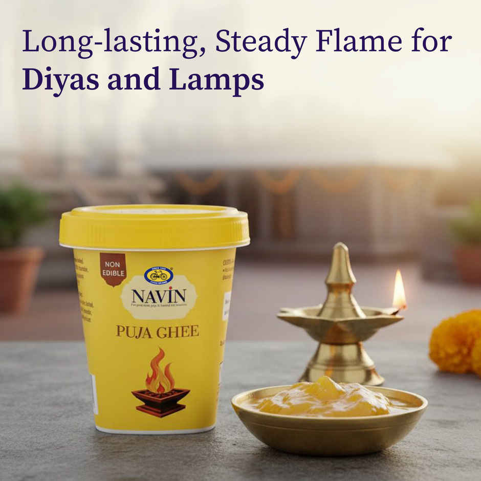 Pure Puja Ghee | Non-Edible Ghee for Diyas, Aarti & Rituals | Cycle