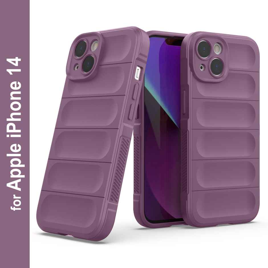 Zapcase Back Cover For Apple Iphone 14 (Magic-Lavender)