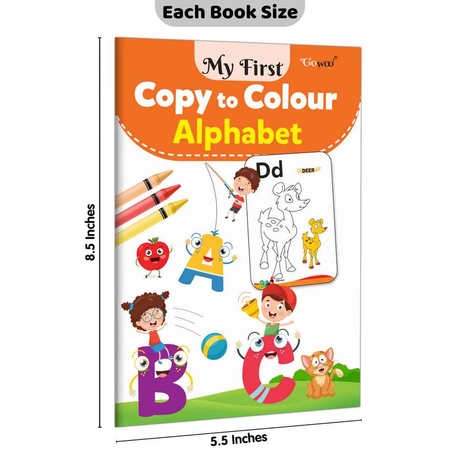 My First Copy to Colour-children Creative Colouring Book -Colouring Fun for Kids Combo of 10 Books