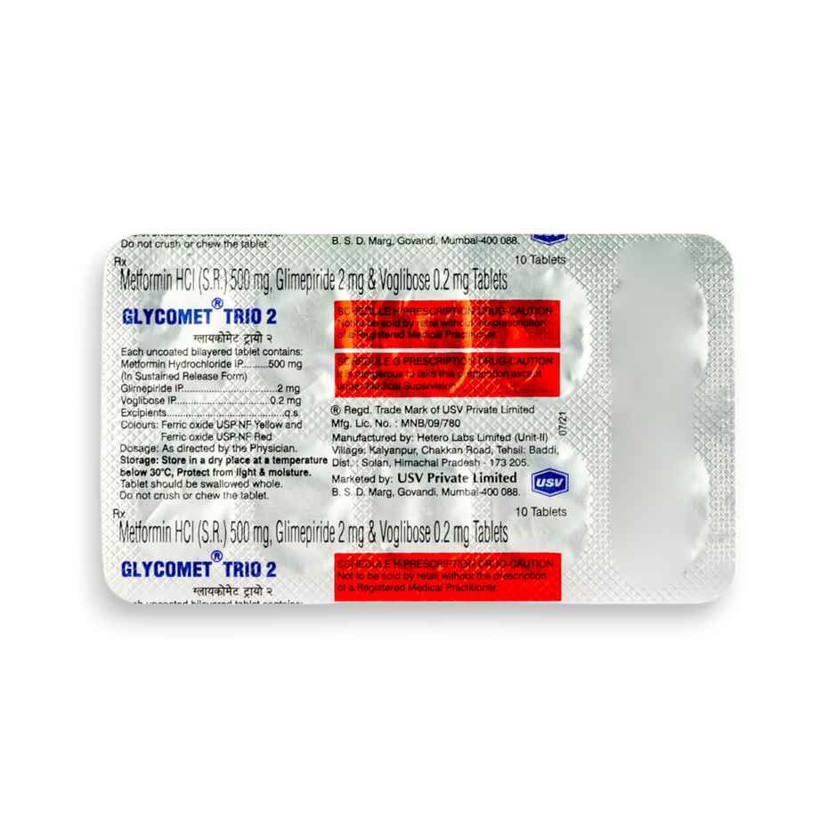 Glycomet Trio 2 Tablet SR