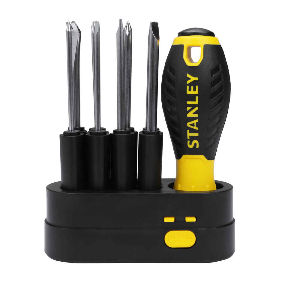 STANLEY STHT62511-8 9-Way Screwdriver Set with Storage Case for Home,Professional & Industrial Use