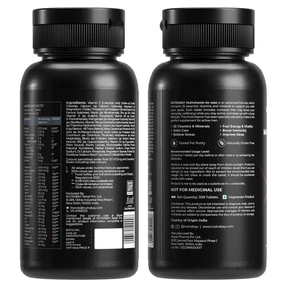 Nutrabay Pro Active Multivitamin Men 30Tablets