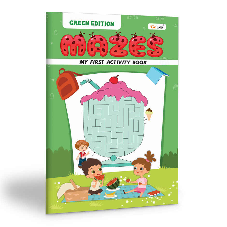 My First Activity Book Mazes | Preschool Activity Book | Workbook For Growing Minds - Green Edition