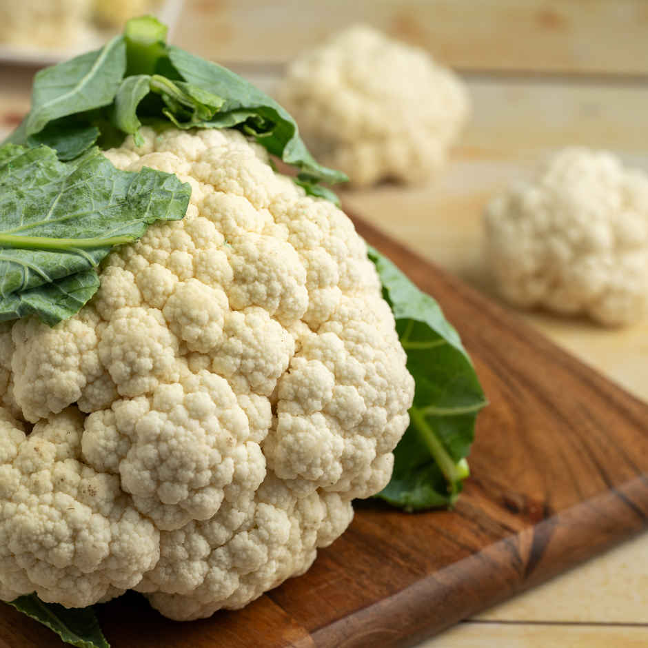 Organically Grown Cauliflower