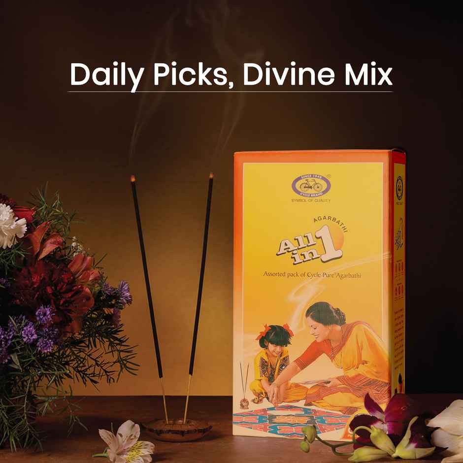 Pure All In One Assorted Incense Sticks | 173 Sticks | Cycle