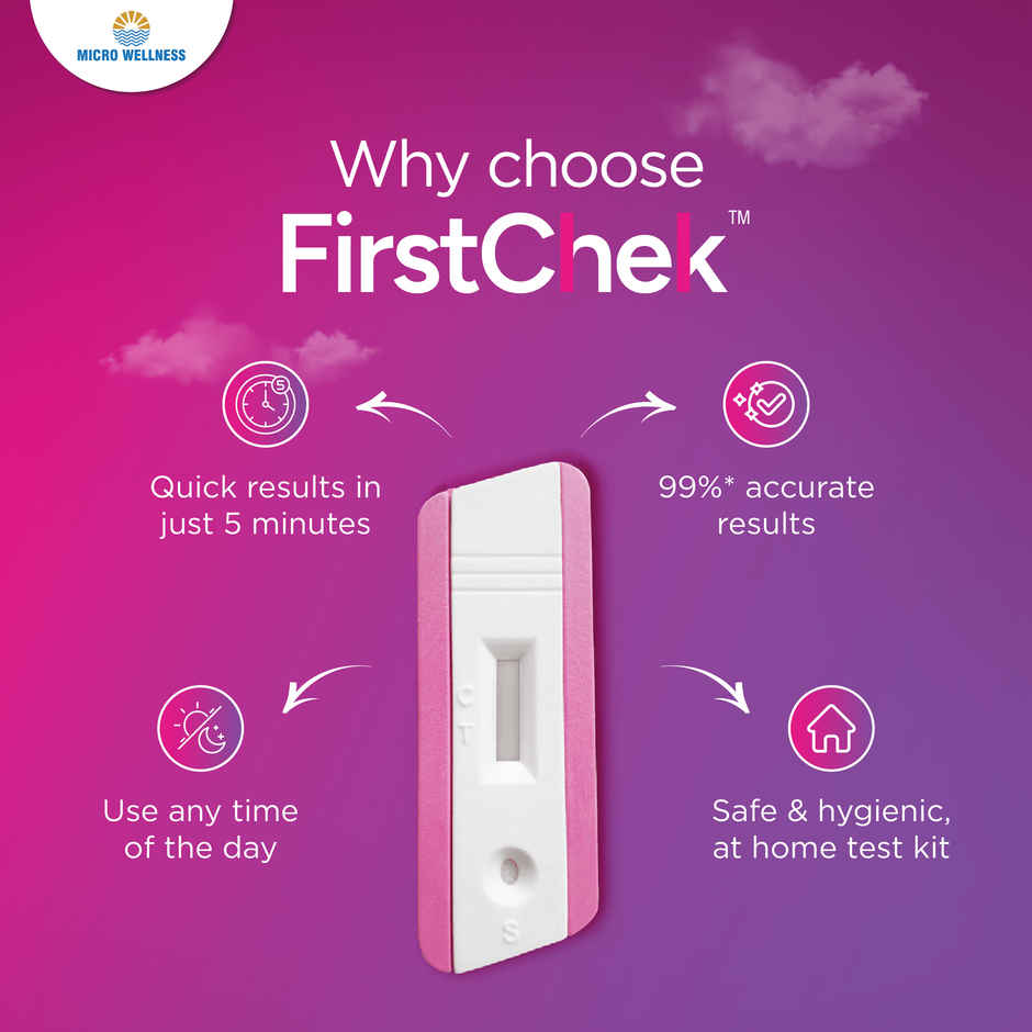 Micro Wellness Firstchek Pregnancy Test Kit