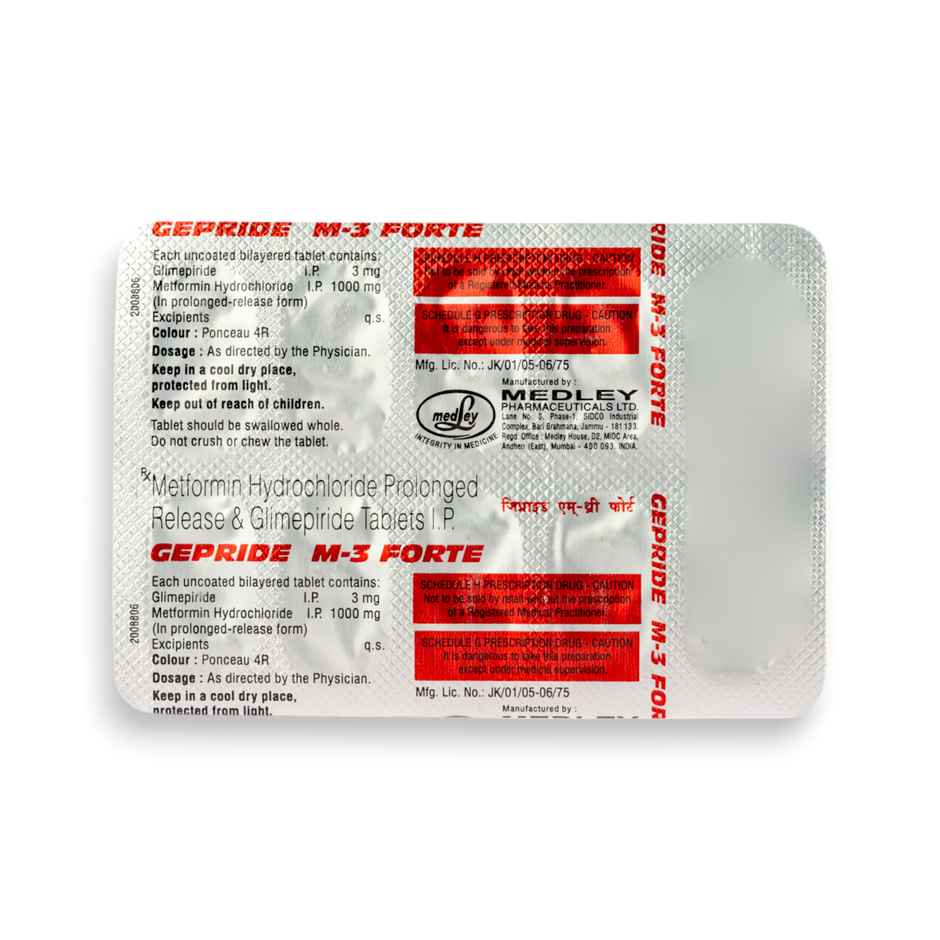 Gepride M-3 Forte Tablet PR