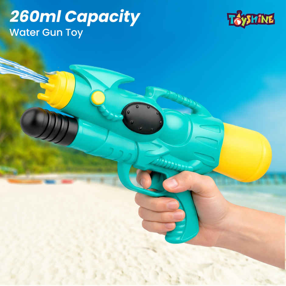 Toyshine Water Gun Toy | 260 ml Tank Capacity Water Blaster | For Holi, Pool & Backyard Play