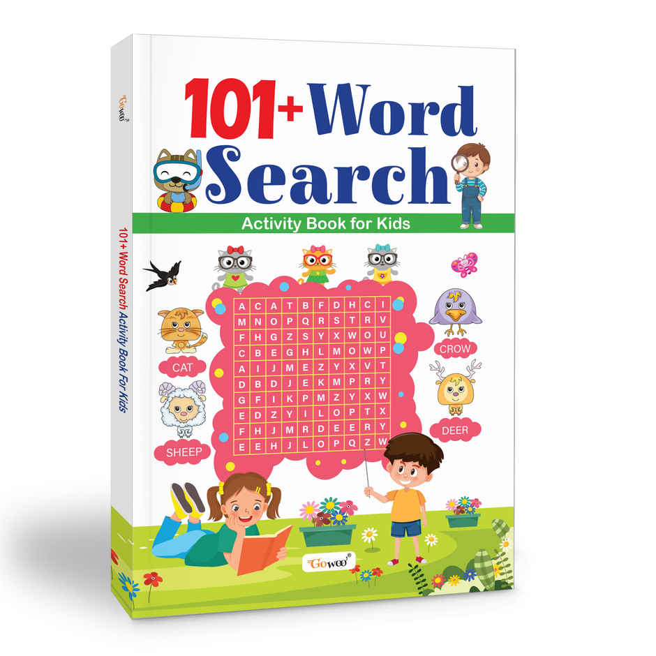 101+ Word Search Activity Book for Kids | Early Learning Activity Book | Preschool Learning Book