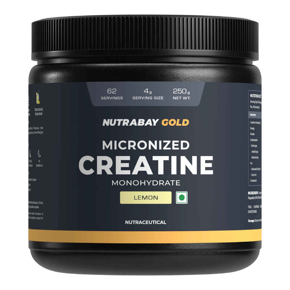 Nutrabay Gold Micronized Creatine Lemon