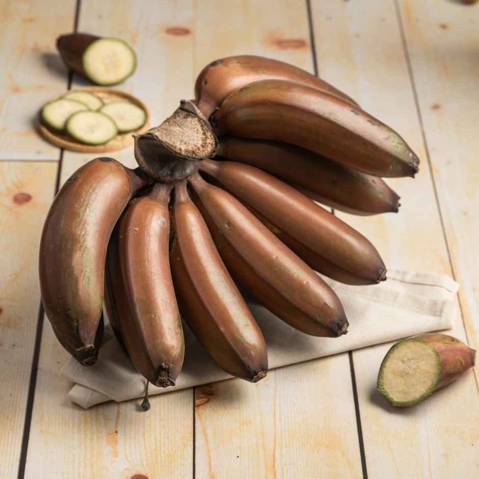 Banana Red Semi Ripe
