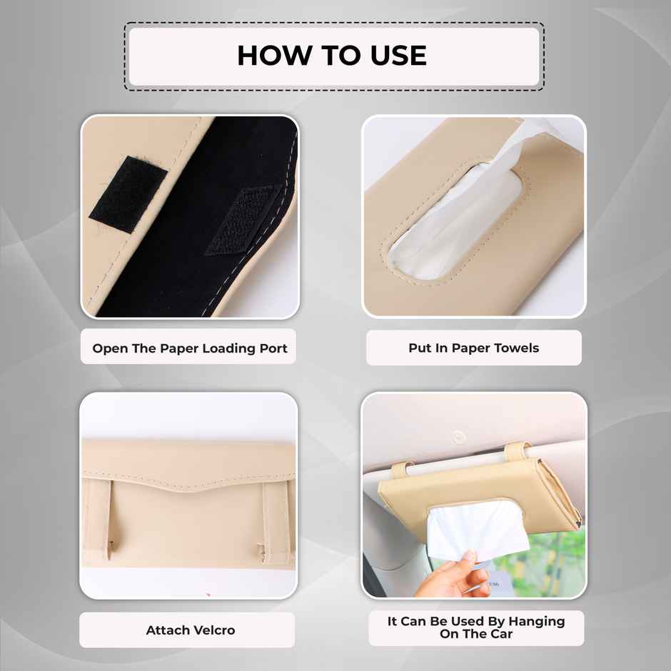 Robustt Sunvisor Stainless Steel Holder | Solid - Beige