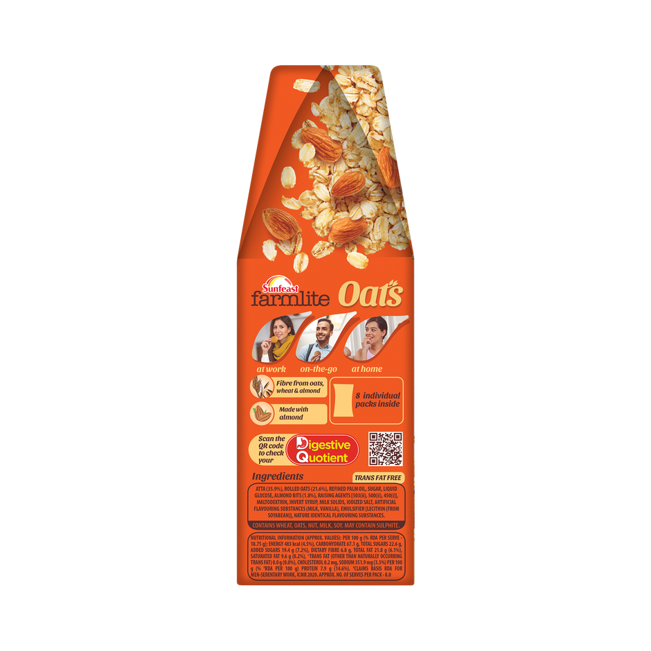 Sunfeast Farmlite Gold and Almond Oats Biscuits | Trans Fat-free Combo