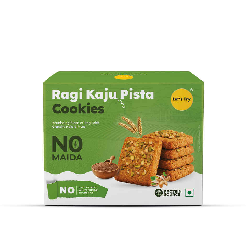 Let's Try Ragi Kaju Pista Cookies | Nutty & Healthy