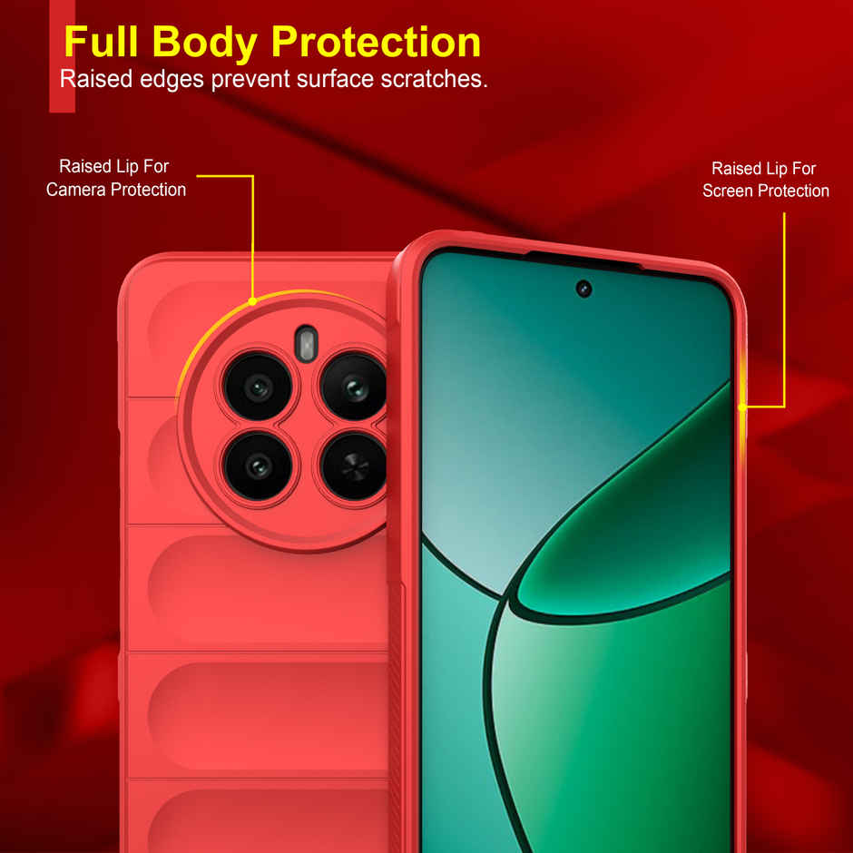Zapcase Back Cover for Realme P1 5G | Magic-Red