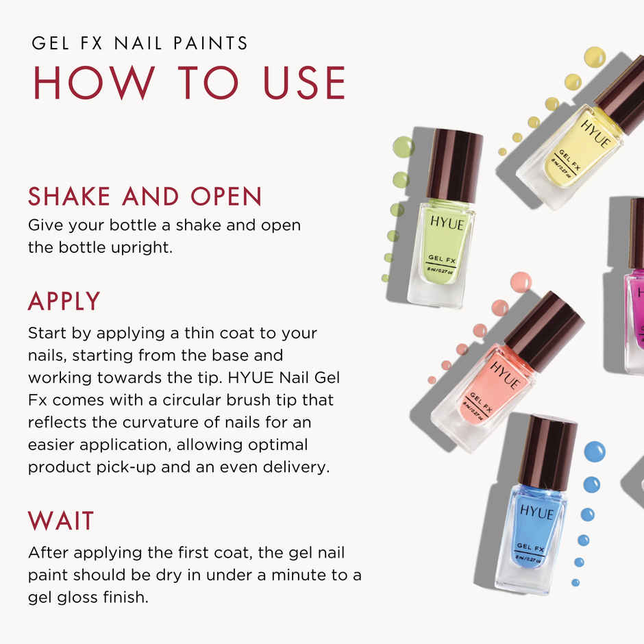 HYUE Gel FX Nail Paint - Peony - 106