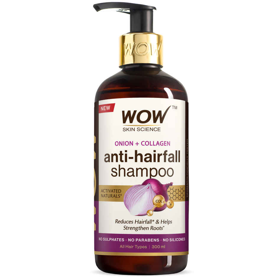 Wow Skin Science Onion + Collagen Anti - Hairfall Shampoo