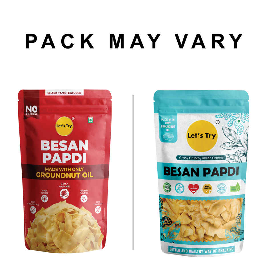 Let's Try Besan Papdi