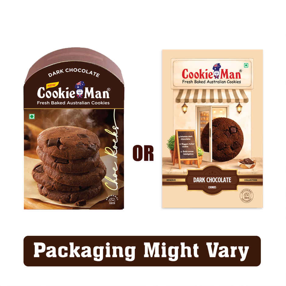 CookieMan Premium Dark Chocolate Cookies Biscuits