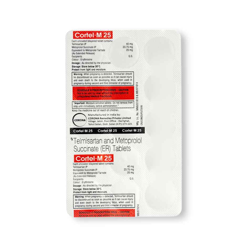 Cortel-M 25 Tablet ER