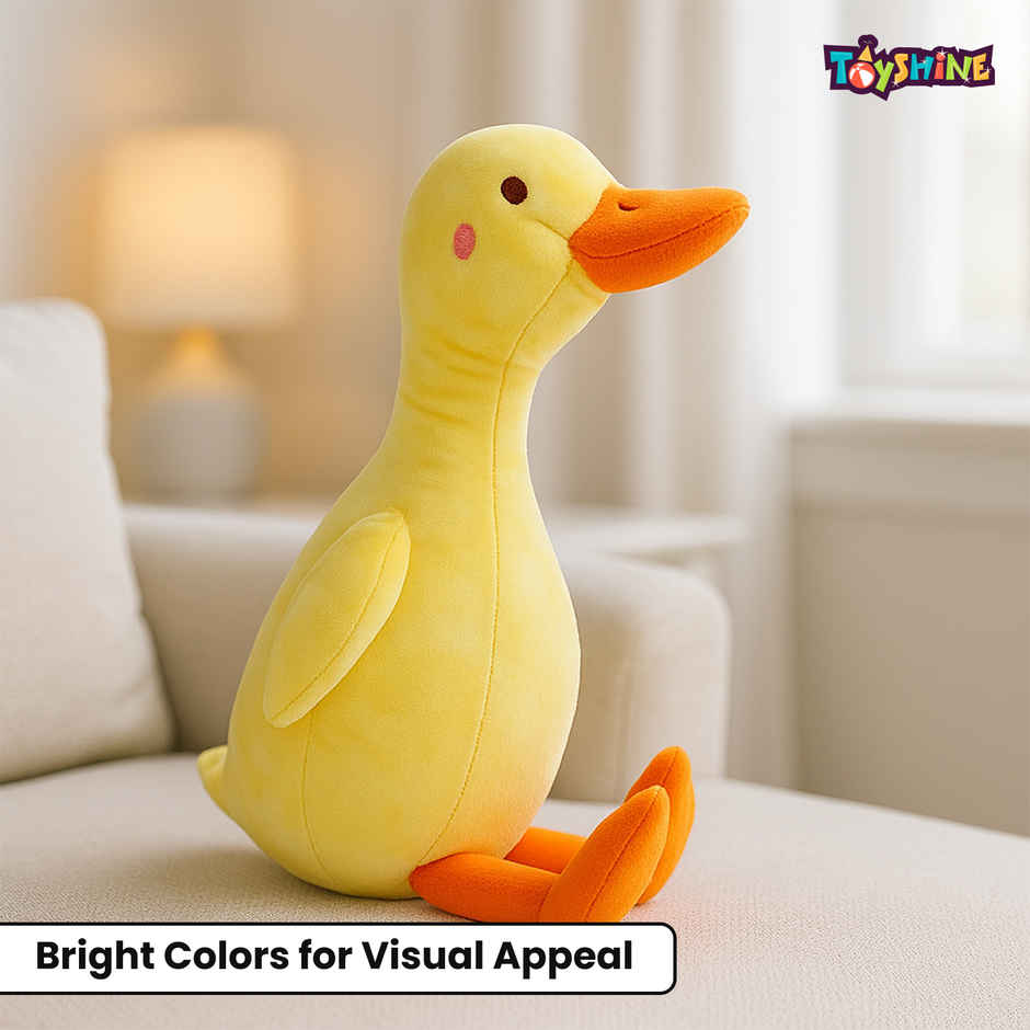 Spanker Duck Soft Toy | Cute Long Body Plush Duck for Kids - 33 cm