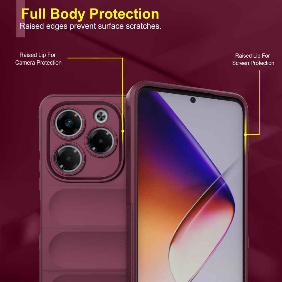Zapcase Back Cover for Infinix Note 40X 5G | Magic-Plum