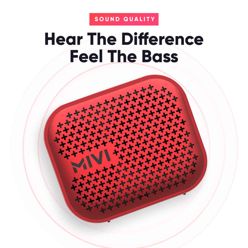 Mivi Roam2 5 W Bluetooth Speaker | Red